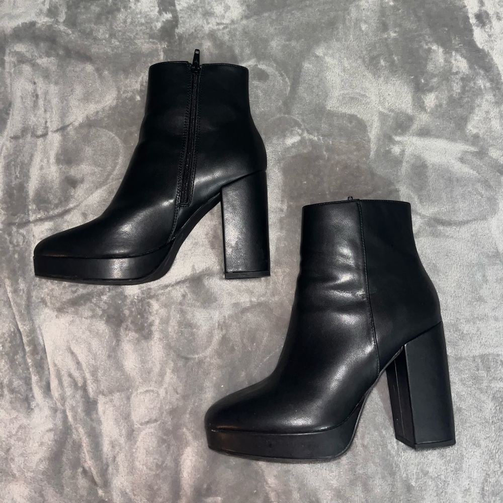 Madden Girl Platform Heeled Boots